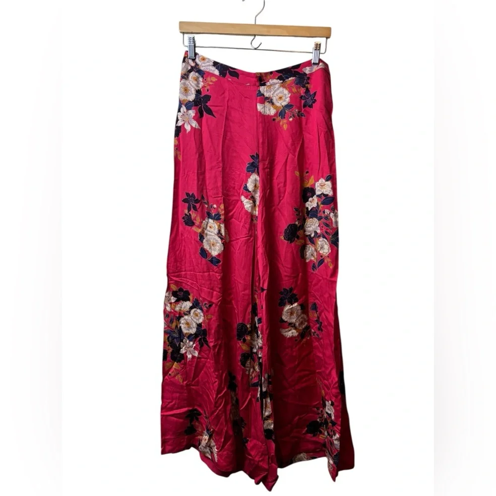 FREE PEOPLE | floral pants wide leg 8